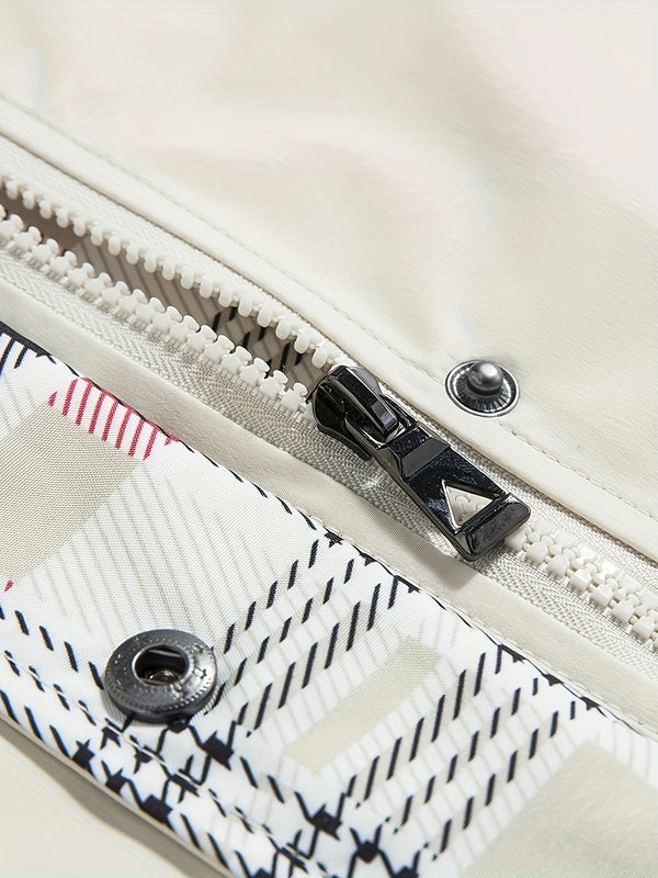 Miejska Klasa | Beżowy płaszcz z kapturem i paskiem