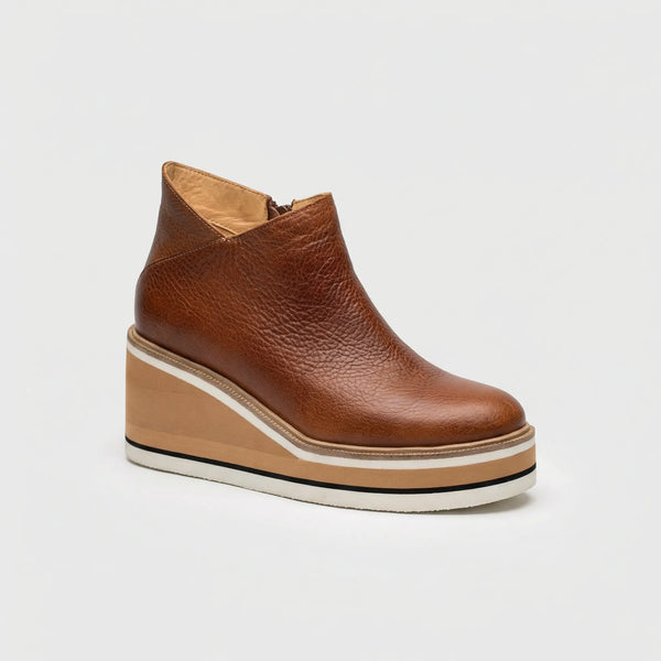 Botki Damskie Na Koturnie Z Platformą