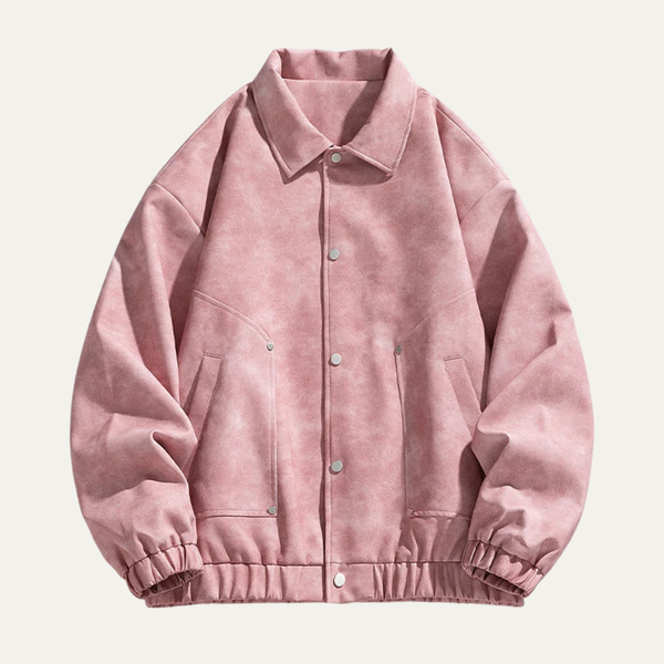 Casualowa Kurtka Bomber Z Zatrzaskami