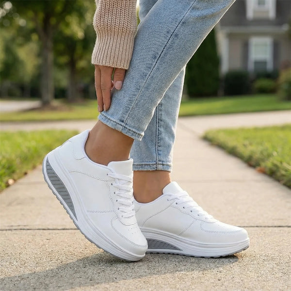 Damskie Sneakersy Na Platformie Ortopedycznej