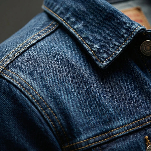 Dopasowana Kurtka Jeansowa Dla Mężczyzn