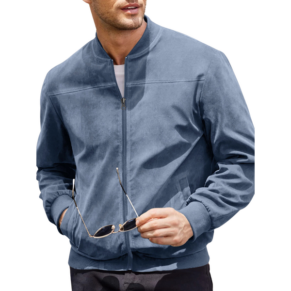 Klasyczna Kurtka Bomber Z Zamkiem