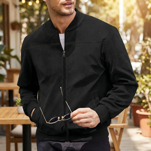 Klasyczna Kurtka Bomber Z Zamkiem