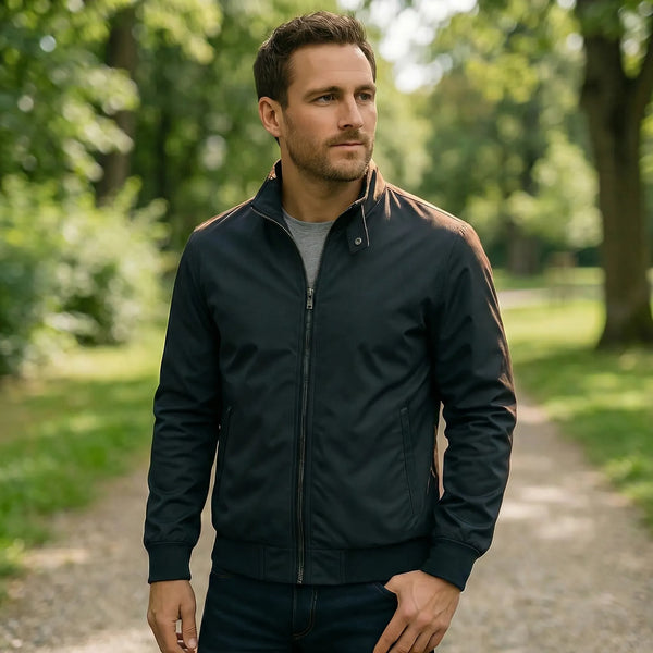 Krótka Kurtka Bomber Z Zamkiem