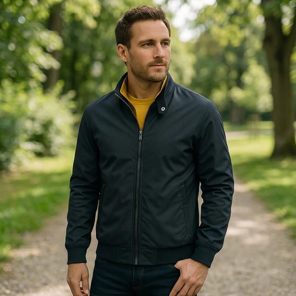 Krótka Kurtka Bomber Z Zamkiem