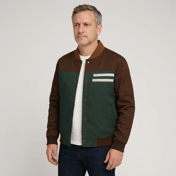 Lekka Kurtka Bomber Z Militarnymi Detalami