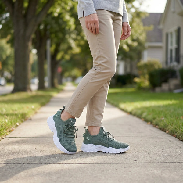 Lekki Sneaker Z Szeroką Przednią Częścią