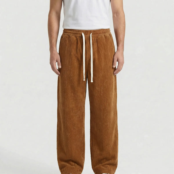 Luźne Spodnie Z Szerokimi Nogawkami