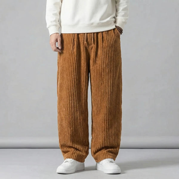 Luźne Spodnie Z Szerokimi Nogawkami