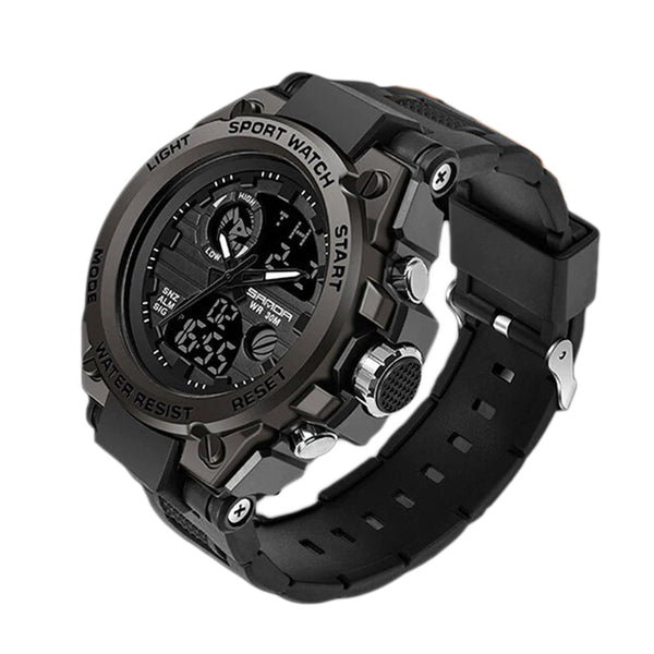Męski Zegarek Sportowo-Militarny Z Podświetleniem