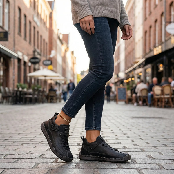 Niska Damska Sneakerka Z Szerokim Przodem