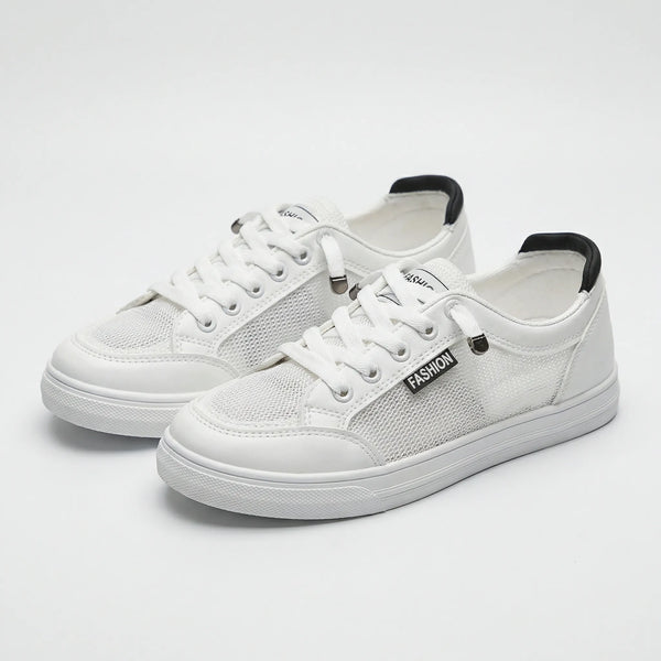 Niska Damska Trampka Z Wentylowaną Cholewką