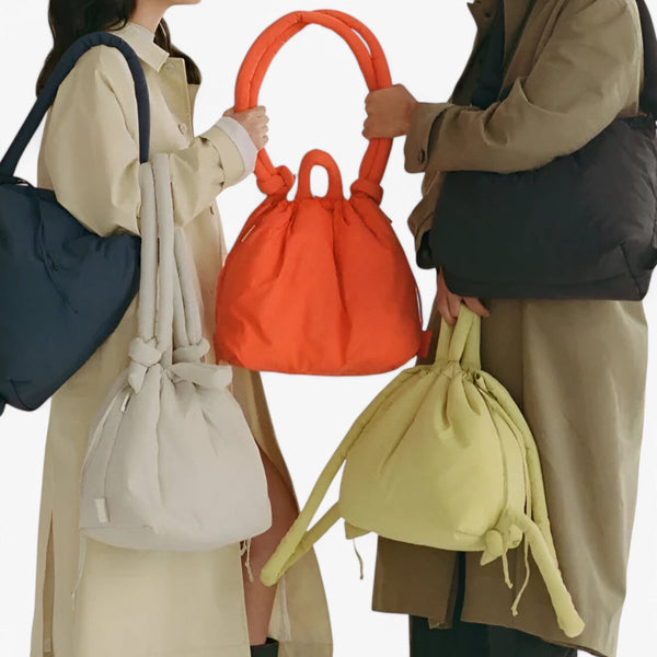 PuffElla Tote | Unikalna torba puffer z praktycznymi kieszeniami