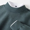 Sweter Z Fakturowanym Splotem I Golfem