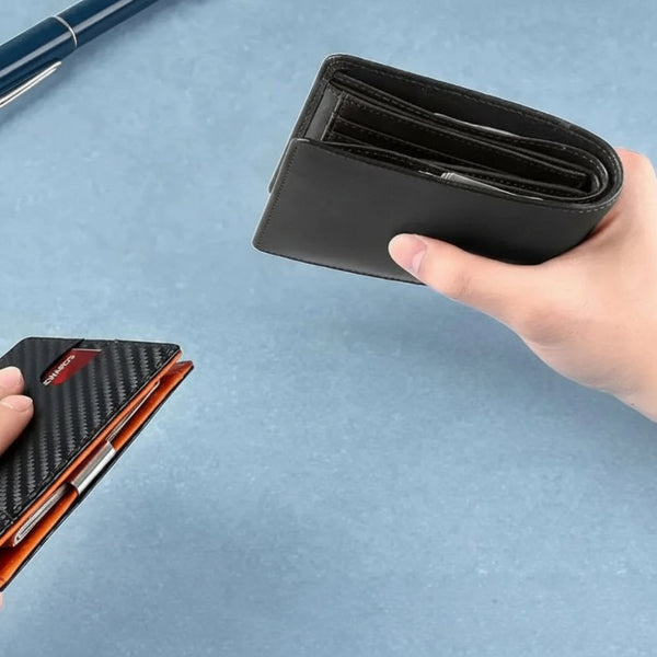 Ultracienki Portfel Z Ochroną RFID