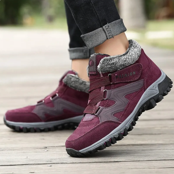 Stabilizujące zimowe buty trekkingowe damskie