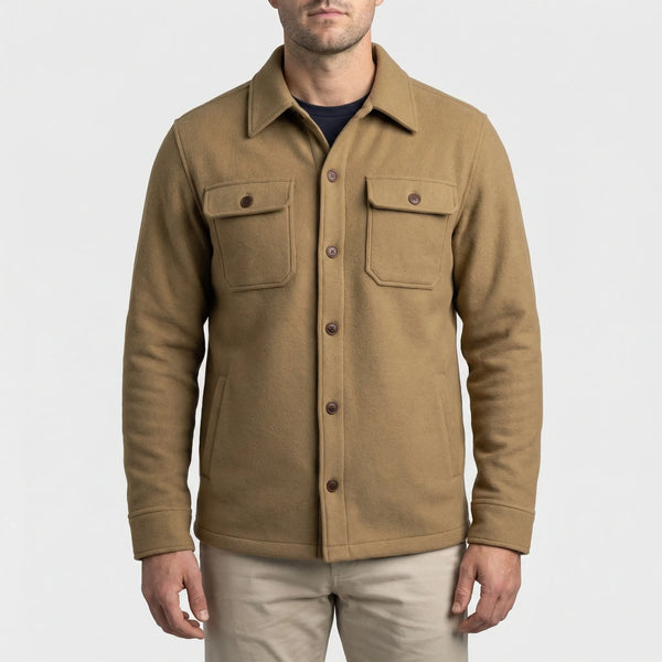 Zapinana Kurtka Koszulowa Dla Mężczyzn