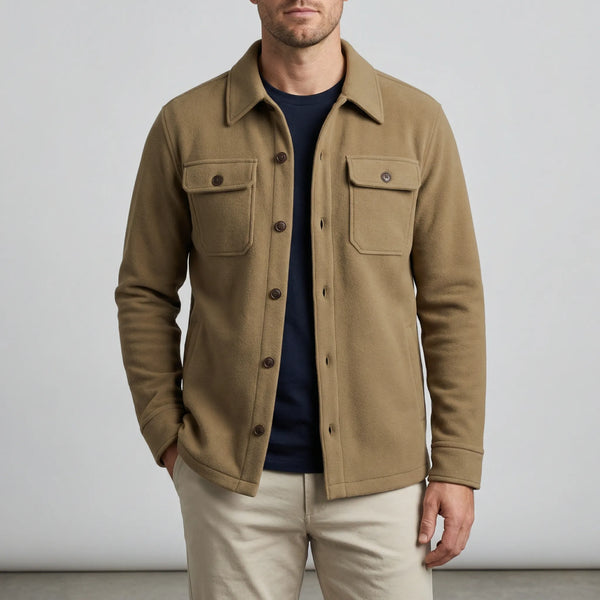 Zapinana Kurtka Koszulowa Dla Mężczyzn