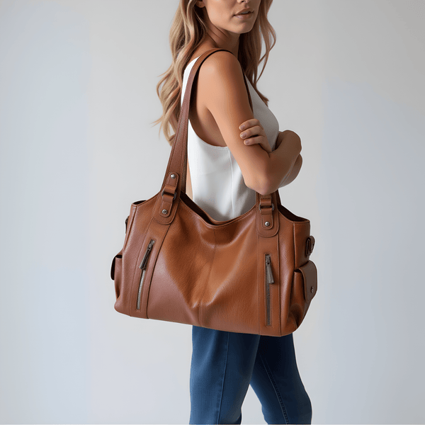 Amara Bag | Women's Shoulder Bag with Ample Storage Space and Side Pockets