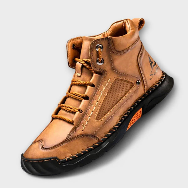 AlpWalk | Wysokie skórzane buty męskie zimowe