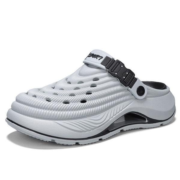 Kroksy Lekkostep | Letnie unisex klapki z oddychającą i antypoślizgową podeszwą