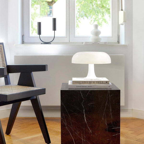 Retro lampa grzybek | Pomarańczowe światło w stylu lat 70