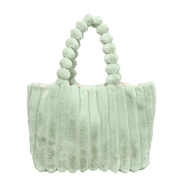 Duża pluszowa torebka na ramię dla kobiet - stylowa i pojemna