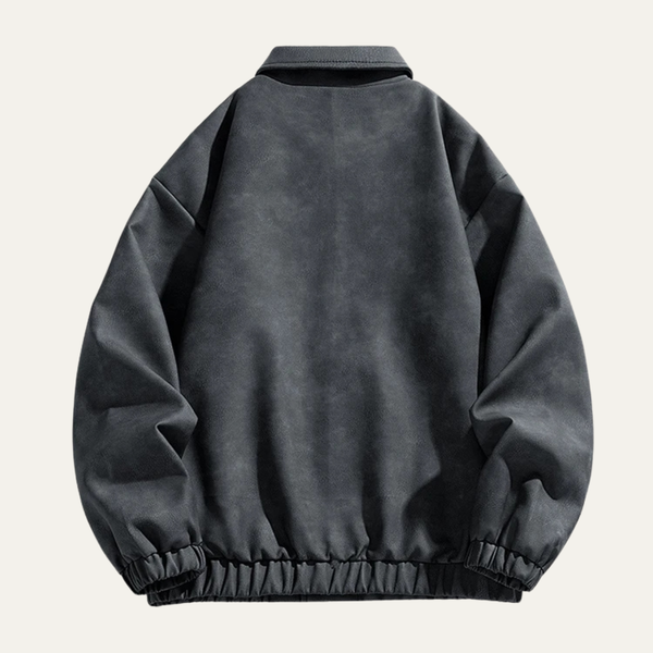 Casualowa Kurtka Bomber Z Zatrzaskami