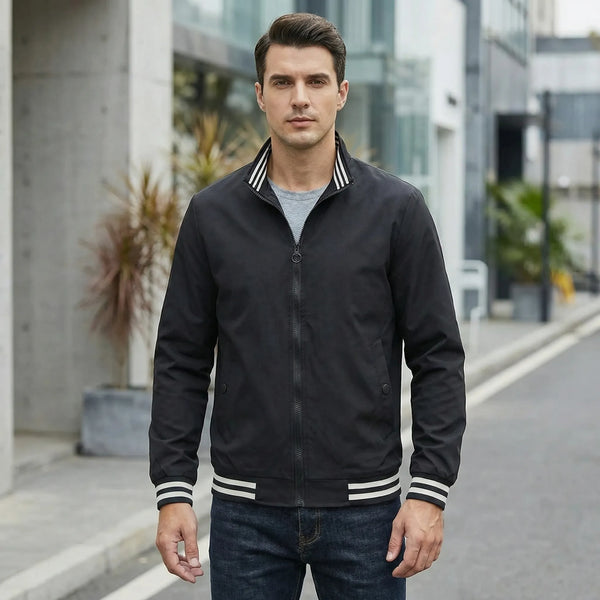 Casualowa Kurtka Z Eleganckim Kołnierzem