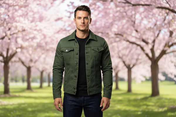 Dopasowana Kurtka Z Guzikami Dla Mężczyzn