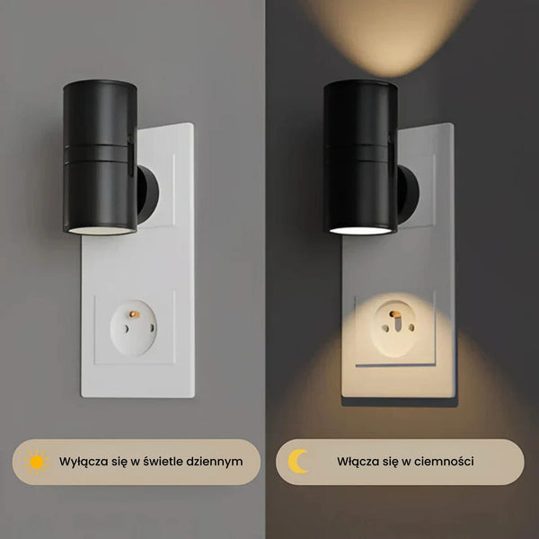Inteligentna Lampa Wtykowa LED – Stwórz Przytulną Atmosferę Bez Montażu | 1+1 GRATIS