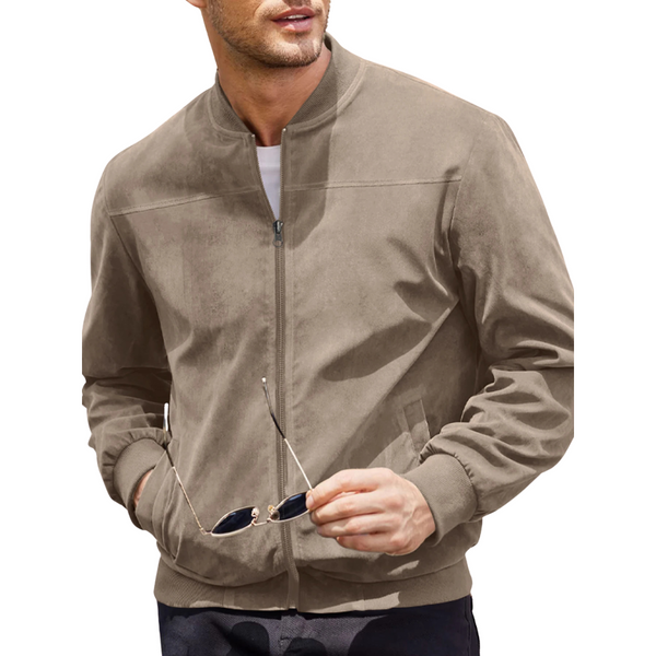 Klasyczna Kurtka Bomber Z Zamkiem