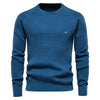 Klasyczny Sweter Z Okrągłym Dekoltem