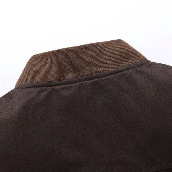 Lekka Kurtka Bomber Z Militarnymi Detalami