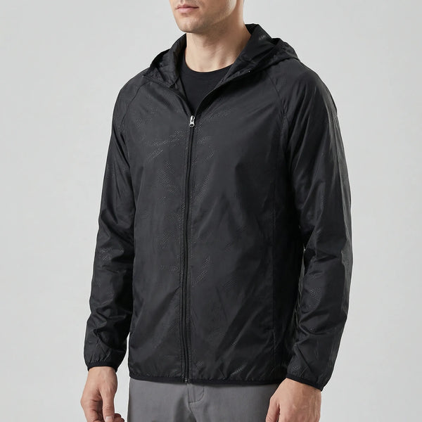 Lekka Kurtka Z Kapturem Na Wiatr