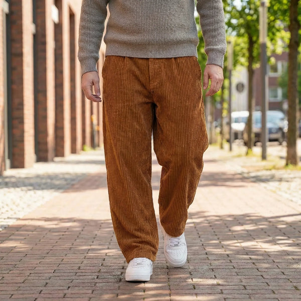 Luźne Spodnie Z Szerokimi Nogawkami