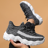 Oddychające Sneakersy Z Dzianinową Cholewką