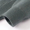 Sweter Z Fakturowanym Splotem I Golfem