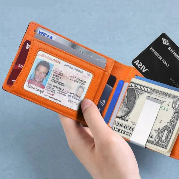 Ultracienki Portfel Z Ochroną RFID