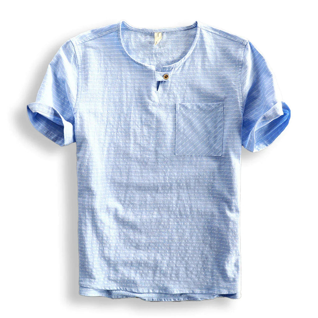 BelmontStripe | Pasiasty bawełniany t-shirt