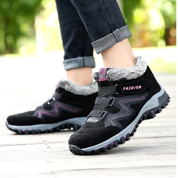 Stabilizujące zimowe buty trekkingowe damskie