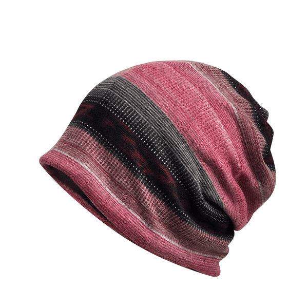 Nordic Stripe | Unisex Cotton Cap with Velvet and Stripes