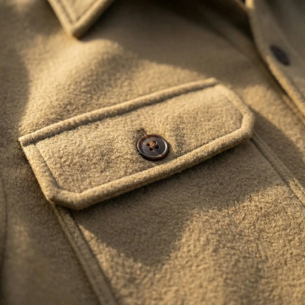 Zapinana Kurtka Koszulowa Dla Mężczyzn