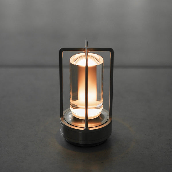 LumiRetro Glow | Bezprzewodowa, ładowalna lampa stołowa do nastrojowego oświetlenia