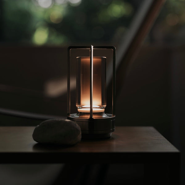 LumiRetro Glow | Bezprzewodowa, ładowalna lampa stołowa do nastrojowego oświetlenia