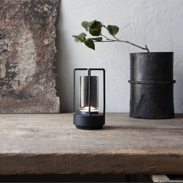 LumiRetro Glow | Bezprzewodowa, ładowalna lampa stołowa do nastrojowego oświetlenia