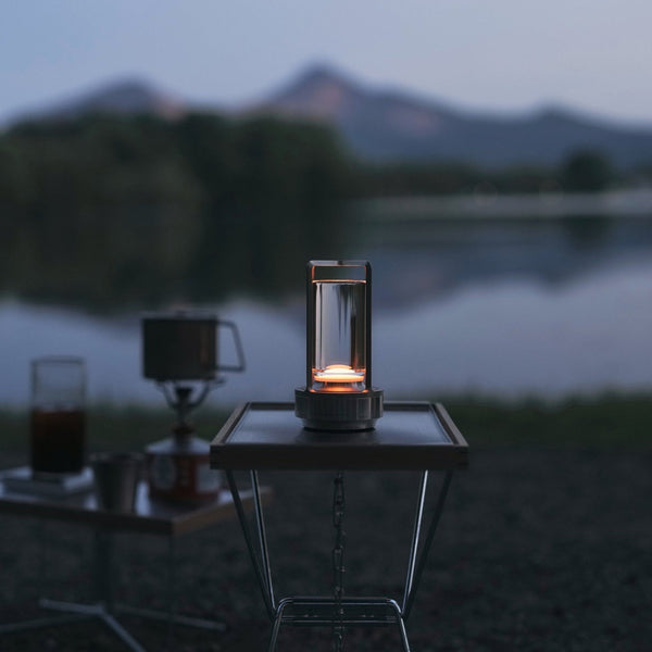 LumiRetro Glow | Bezprzewodowa, ładowalna lampa stołowa do nastrojowego oświetlenia