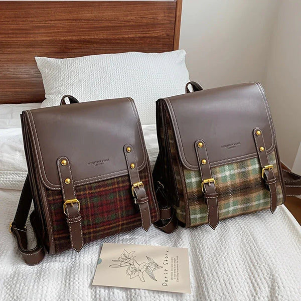 Stylowy plecak damski | Przestronna wodoodporna torba szkolna z frędzlami